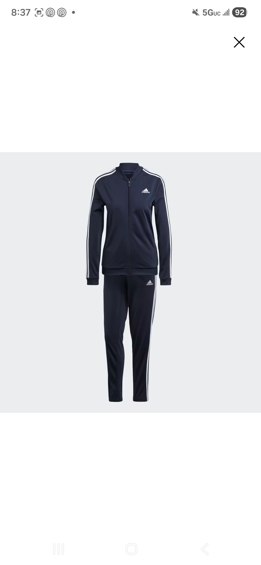 Conjunto Deportivo Adidas Dama