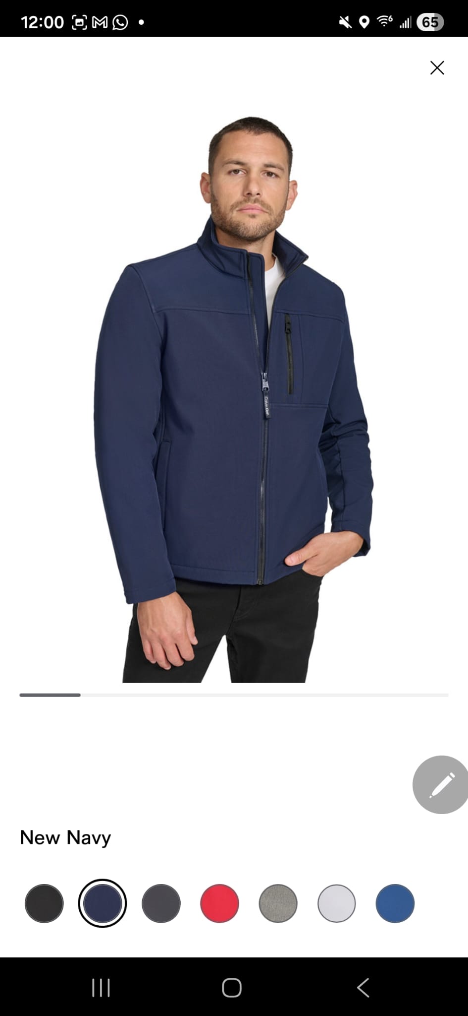 Chaqueta softshell azul marino hombre