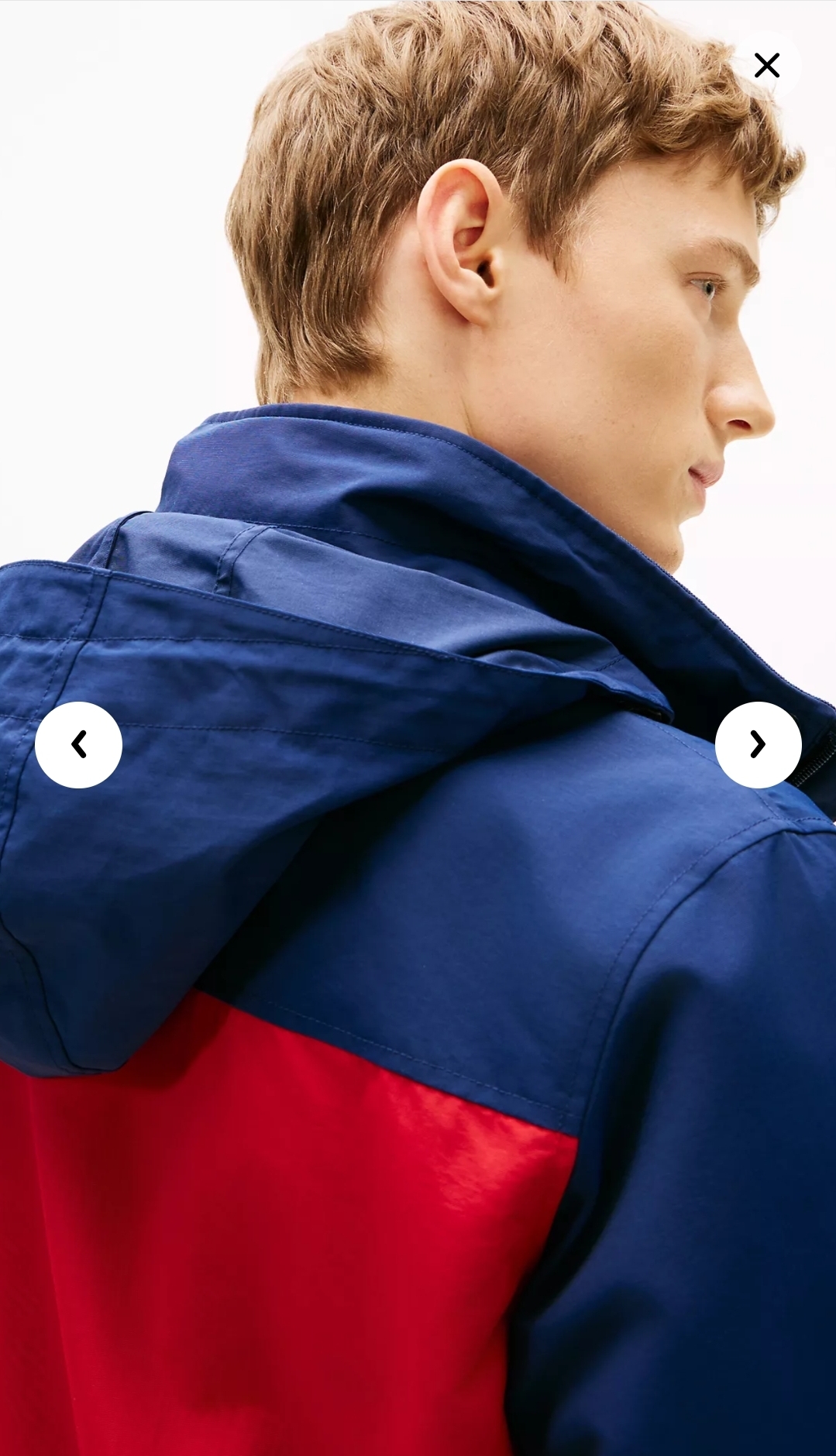 Rompevientos colorblock Tommy hombre