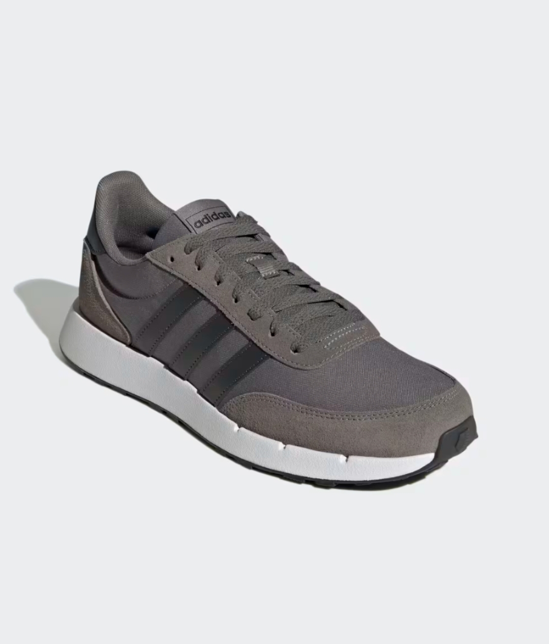 Tenis Adidas gris oliva retro